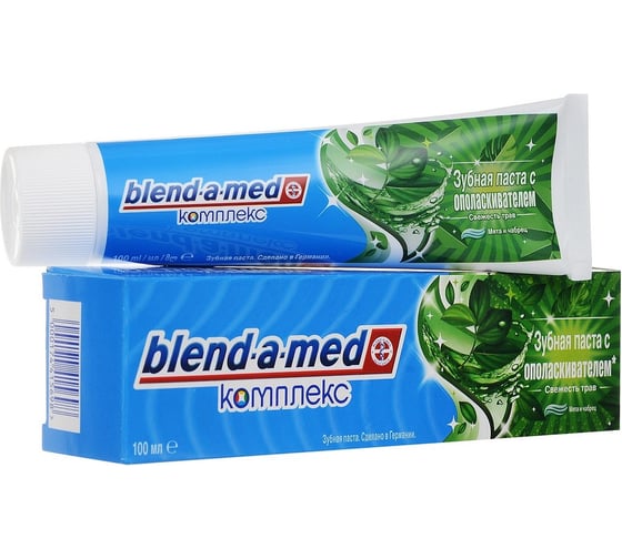 Зубная паста Blend-a-med Комплекс с ополаскивателем Мята и чабрец 100мл 705574