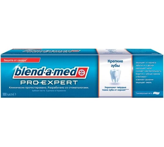 Зубная паста Blend-a-med ProExpert Крепкие зубы Тонизирующая мята 100мл 739224