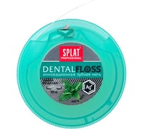 Мятная тонкая зубная нить DentalFloss с волокнами серебра SPLAT 102.14052.0101