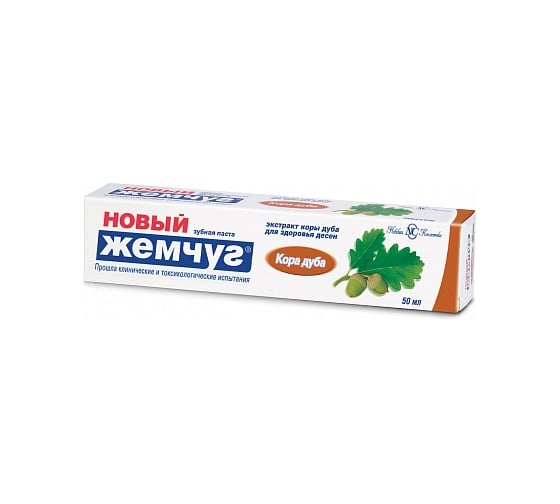 Зубная паста НОВЫЙ ЖЕМЧУГ Кора Дуба 50 мл 19137