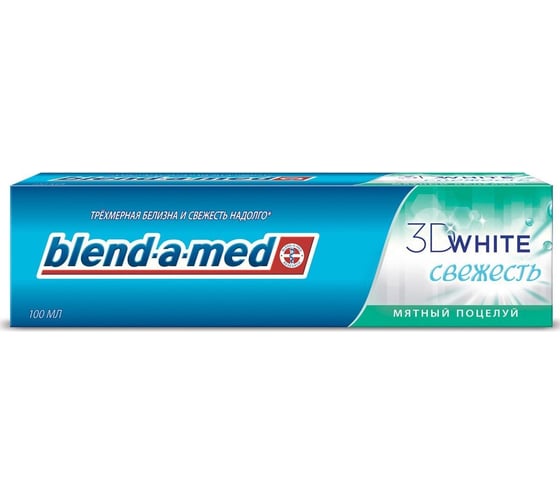 Зубная паста BLEND-A-MED 3D WHITE Мятный поцелуй 100 мл 15360 1