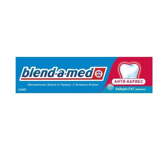 Зубная паста BLEND-A-MED Антикариес Кальци-стат Свежая мята 100 мл 907 1