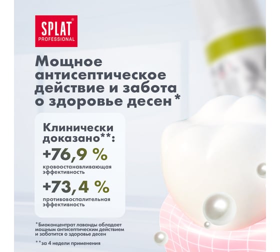 Зубная паста SPLAT Prof GREEN TEA / ЗЕЛЕНЫЙ ЧАЙ 100 мл 112.14005.0101