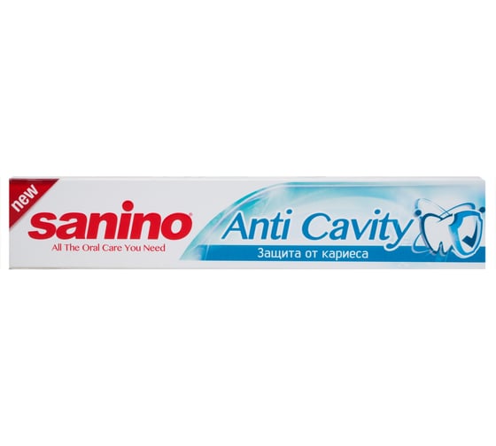 Зубная паста SANINO AntiCavity Защита от кариеса 100 мл 1/48 66932 1