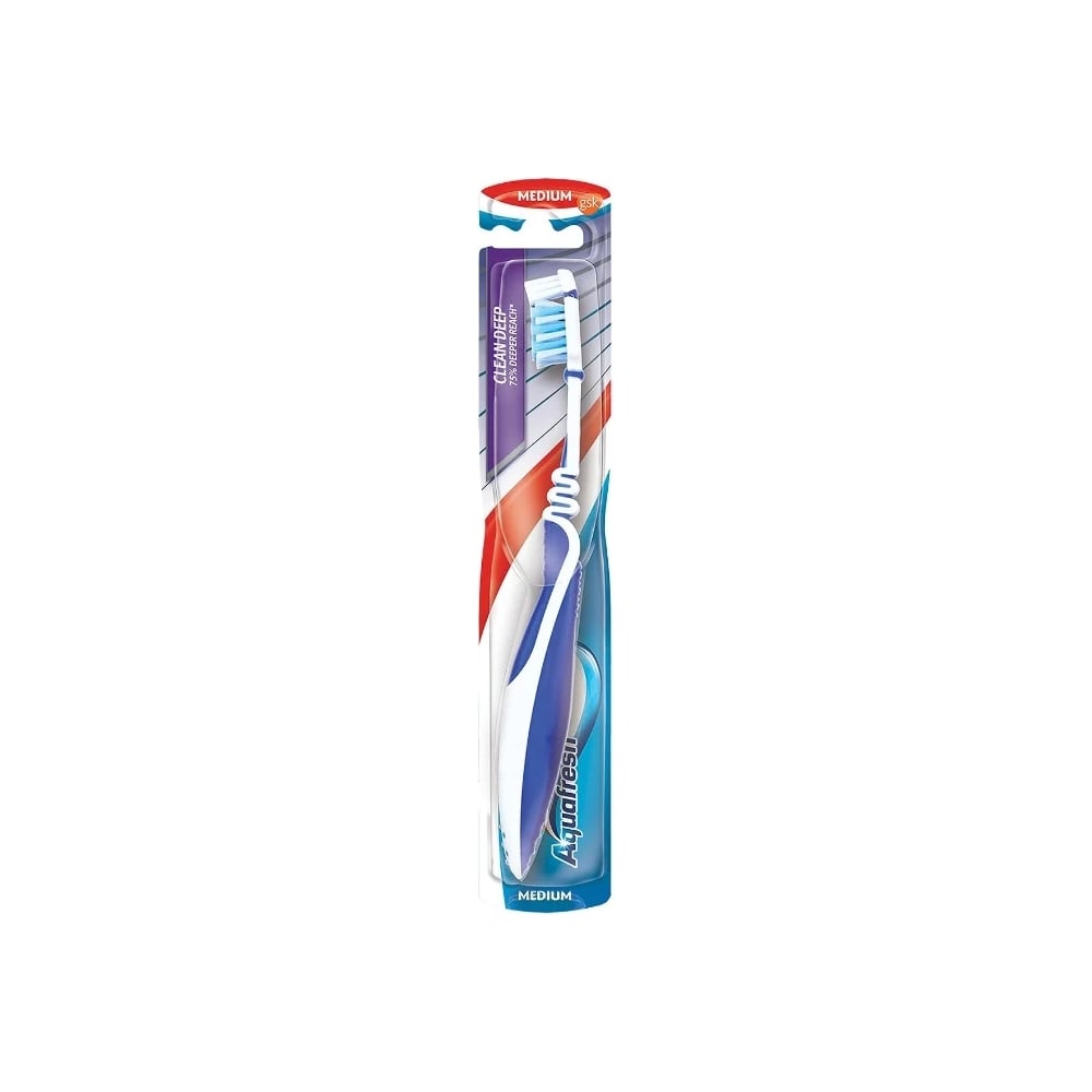 Зубная щетка Aquafresh Clean Deep средняя 14827 - выгодная цена, отзывы ...
