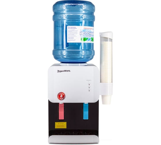 Кулер для воды Aqua Work 105 TKR бело черный 24025
