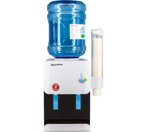 Кулер для воды Aqua Work 105 TWR бело черный 24024