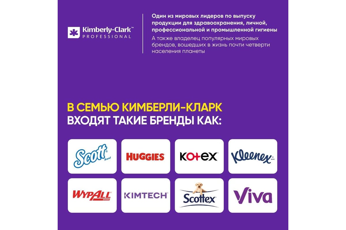 Бумажные салфетки для оптики Kimberly-Clark Kimtech Science 280 шт/упак 7552