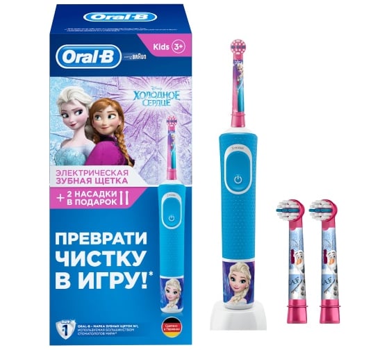 Электрическая щетка ORAL-B Vitality Kids Frozen D100.433.2K Б0044854
