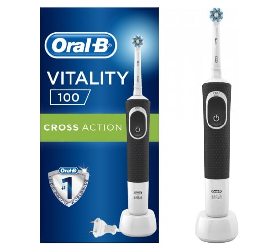 Электрическая щетка ORAL-B Vitality CrossAction Black D100.413.1 Б0044897