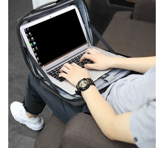 Сумка для ноутбука 13" Tigernu T-L5150 темно-серая 60006-61