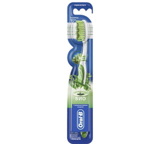 Зубная щетка ORAL-B Био 40 средняя 1 шт 740898 1