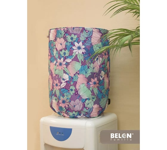 Чехол на бутыль для кулера Belon familia Цветы сирень розовый 19 л ЧБ-005-ЦВЕТЫ_СИРЕНЬ 1
