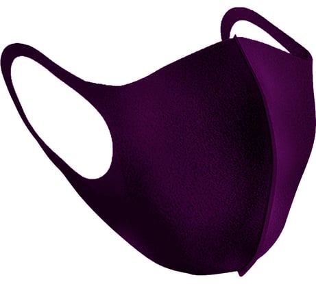 Маска для лица AXPER высокая фильтрация, неопрен, LS 2 мм, фиолетовая AXMNPE