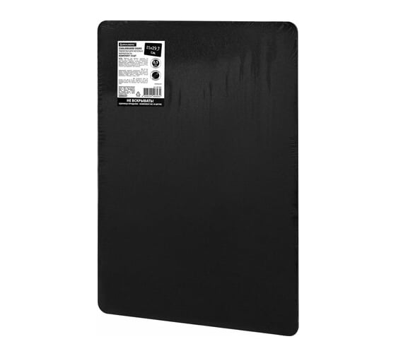 Меловая табличка BRAUBERG А4 21x29,7 см, 10 шт, пластиковая, черная 291300