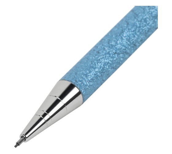 Механический карандаш BRAUBERG 0.5 мм + грифели HB 12 шт на блистере, bauberg ocean blue 181970