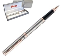 Ручка-роллер Pentel гелевый синий стержень 0.7 мм, в подарочном футляре, диаметр 0.4 мм K600PG-LR7CEBSET 739695