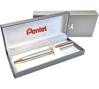 Шариковая ручка Pentel 0.8 мм, в подарочном футляре, синие чернила B810PG-CEBSET 739704