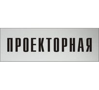 Информационная табличка на дверь GRM прямоугольная «Проекторная» д46 300x100 мм 218000115-46