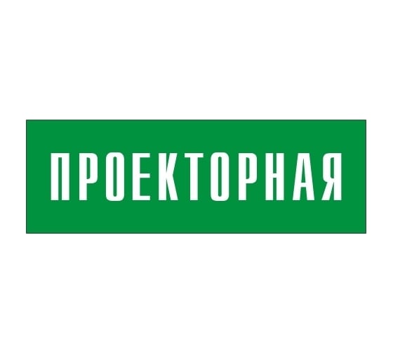 Информационная табличка на дверь GRM прямоугольная «Проекторная» д46 300x100 мм 218000115-46