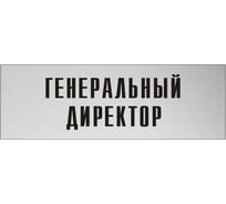 Информационная табличка на дверь GRM прямоугольная «Генеральный директор» д1 300x100 мм 218000115-1