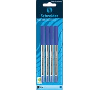 Набор шариковых ручек Schneider Tops 505 M 4 шт., синие, 1 мм 75063