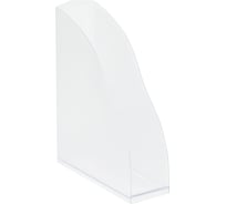 Вертикальный лоток для бумаг СТАММ Дельта, прозрачный, ширина 85 мм ЛТВ-30449