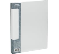 Папка на 2 кольцах СТАММ Кристалл А4, 25 мм, 700 мкм, пластик, бесцветная ММ-30749
