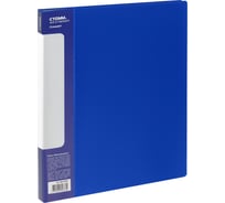 Папка СТАММ с 80 вкладышами, Стандарт А4, 30 мм, 800 мкм, пластик, синий ММ-30633