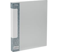 Папка СТАММ с 40 вкладышами, Кристалл А4, 21 мм, 700 мкм, пластик, бесцветный ММ-30779