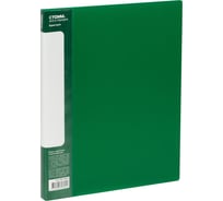 Папка c пружинным скоросшивателем СТАММ Кристалл А4, 17 мм, 700 мкм, пластик ММ-30805