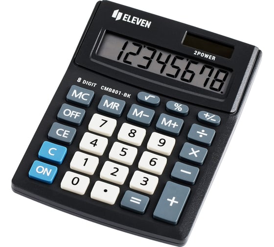 Настольный калькулятор Eleven Business Line 8 разрядов CMB801-BK 1