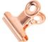 Зажимы-бульдоги для бумаг MESHU 25 мм, Rose Gold, 6 шт., бокс с европодвесом MS_41601 3