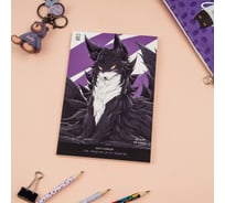Скетчбук для рисования маркерами MESHU 50 листов, А5, на склейке, Anime cat MS_53576