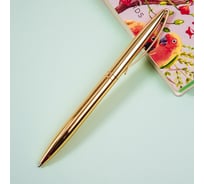Автоматическая шариковая ручка MESHU Gold синяя, 1 мм MS_93942