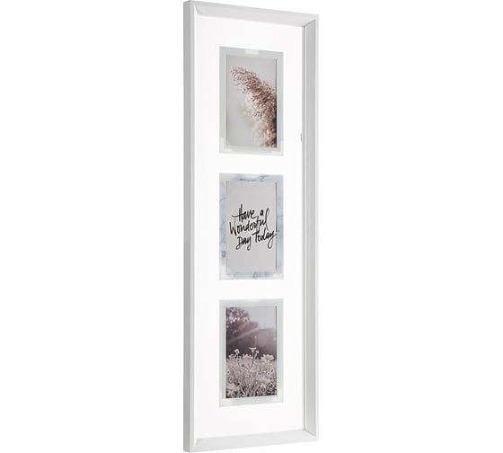 Рамка для фотографий Bergenson Bjorn Pleasant moments 22.5x67.5 см, белая BB0000518