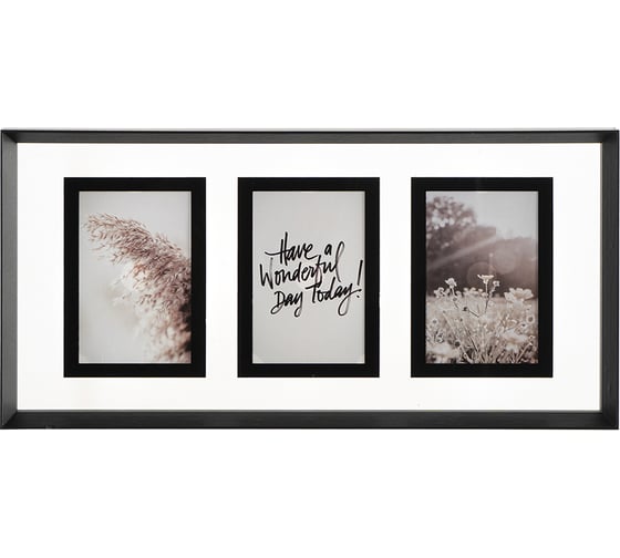 Рамка для фотографий Bergenson Bjorn Pleasant moments 24x49 см, белая/черная BB0000523 1