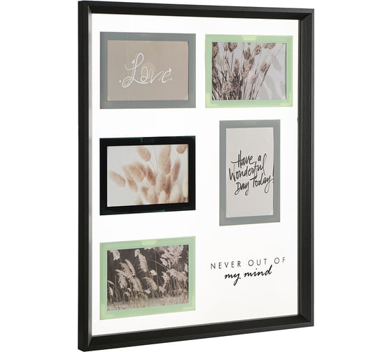 Рамка для фотографий Bergenson Bjorn Pleasant moments 41x51 см, белая/черная BB0000520