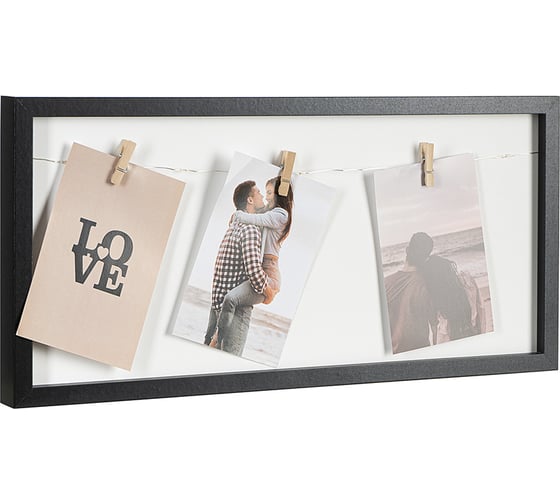 Рамка для фотографий с подсветкой Bergenson Bjorn Everyday 23x49 см, черная BB0000516