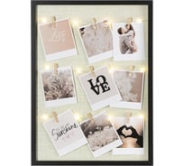 Рамка для фотографий с подсветкой Bergenson Bjorn Everyday 38x52 см, белая/черная BB0000513