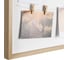 Рамка для фотографий с подсветкой Bergenson Bjorn Everyday 38x38 см, белая/натуральное дерево BB0000512 5