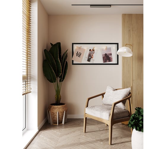 Рамка для фотографий с подсветкой Bergenson Bjorn Everyday 22x38 см, черная BB0000514