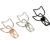 Зажимы для бумаг MESHU Cute Cats 33 мм, 6шт., ассорти MS41599 MS_41599