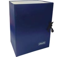 Архивный короб Attache складной, А4, 200 мм, синий 1902893