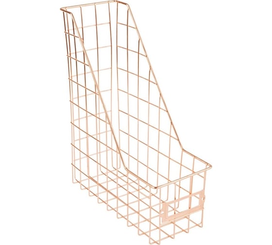 Вертикальный лоток для бумаг MESHU Rose Gold металл MS39433 MS_39433