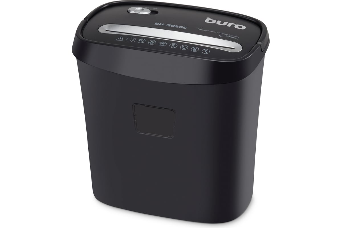 Шредер BURO Home BU-S050C секретность P-3, фрагменты, 5 листов, 13 л ...
