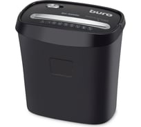 Шредер BURO Home BU-S050C секретность P-3, фрагменты, 5 листов, 13 л, пластиковые карты 1061588