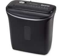 Шредер BURO Home BU-S506C секретность P-4, фрагменты, 5 листов, 12 л, пластиковые карты 1061636