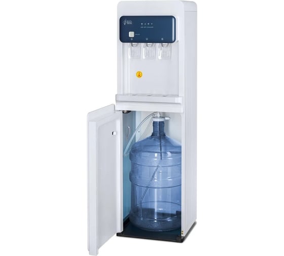 Напольный кулер ECOTRONIC K43-LXE White-blue с нижней загрузкой 12559