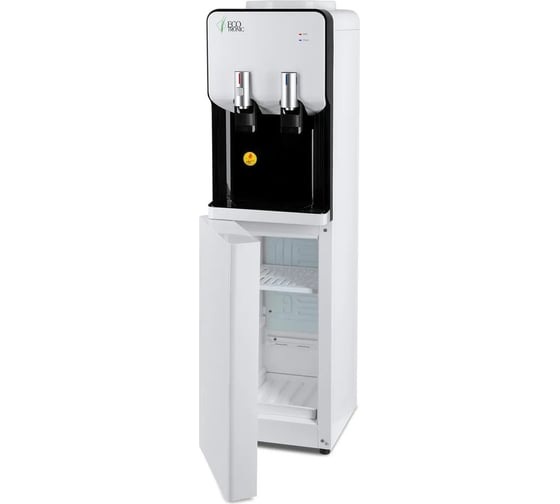 Напольный кулер ECOTRONIC M40-LF white-black с холодильником 11602